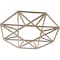 Ekena Millwork Guardian Wood Fretwork Pierced Ceiling Medallion, Hickory, 16"OD x 6 1/4"ID x 3/8"T CMWP16X16X0375GDHI - alternate 4